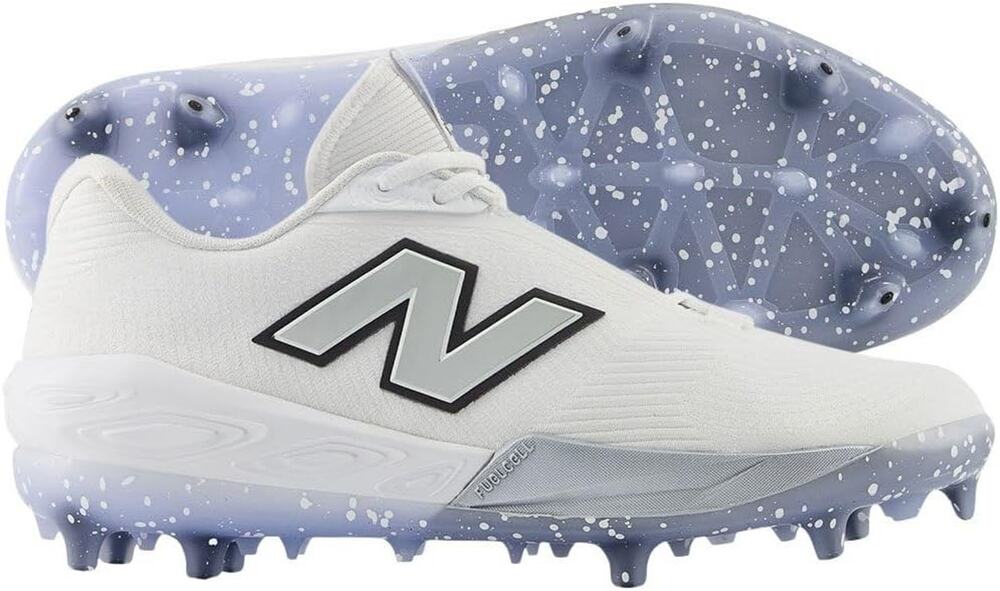 New Balance FuelCell COMPv4 Baseball Cleats Mens 11 White Silver CCOMPTW4 NEW